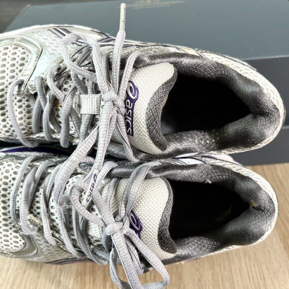 ASICS Gel-Kayano 16 Running Shoes Metallic Purple White T050Q Women’s Size 7.5 - Picture 10 of 12